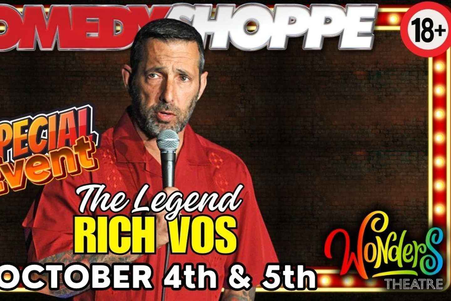 Myrtle Beach: The Comedy Shoppe at Wonders Theatre Ticket thumbnail